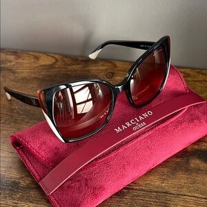 Marciano by Guess Sunglasses with White and Brown Accents